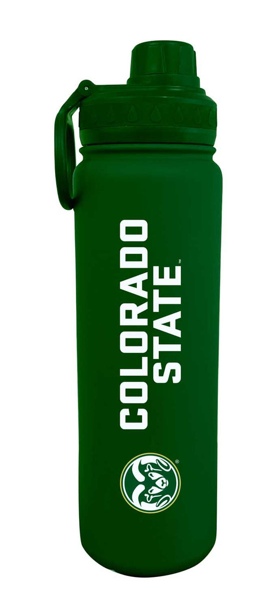 Colorado State Rams Stainless Steel Water Bottle 24 oz Insulated - Green