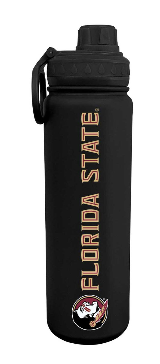 Florida State Seminoles  Stainless Steel Water Bottle 24 oz Insulated - Black