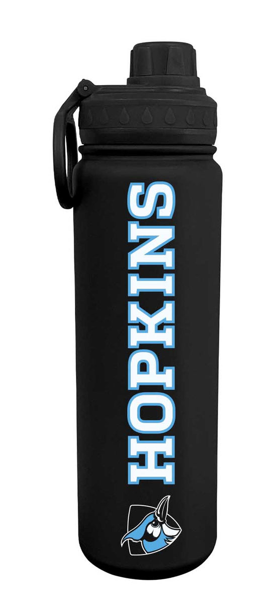 Johns Hopkins Blue Jays  Stainless Steel Water Bottle 24 oz Insulated - Black