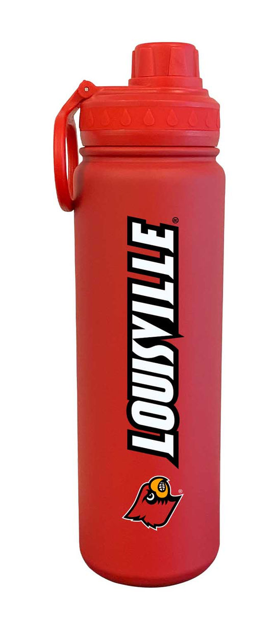 Louisville Cardinals  24 oz Insulated Stainless Steel Water Bottle - Red