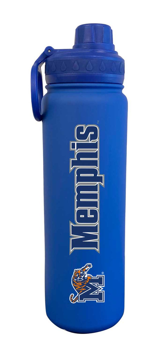 Memphis  Tigers Memphis Tigers Stainless Steel Water Bottle 24 oz Insulated - Royal