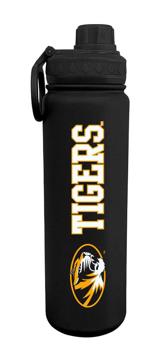 Missouri Tigers  Stainless Steel Water Bottle 24 oz Insulated - Black