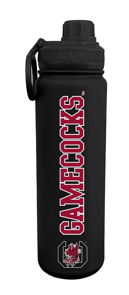 South Carolina Gamecocks Stainless Steel Water Bottle 24 oz Insulated - Black