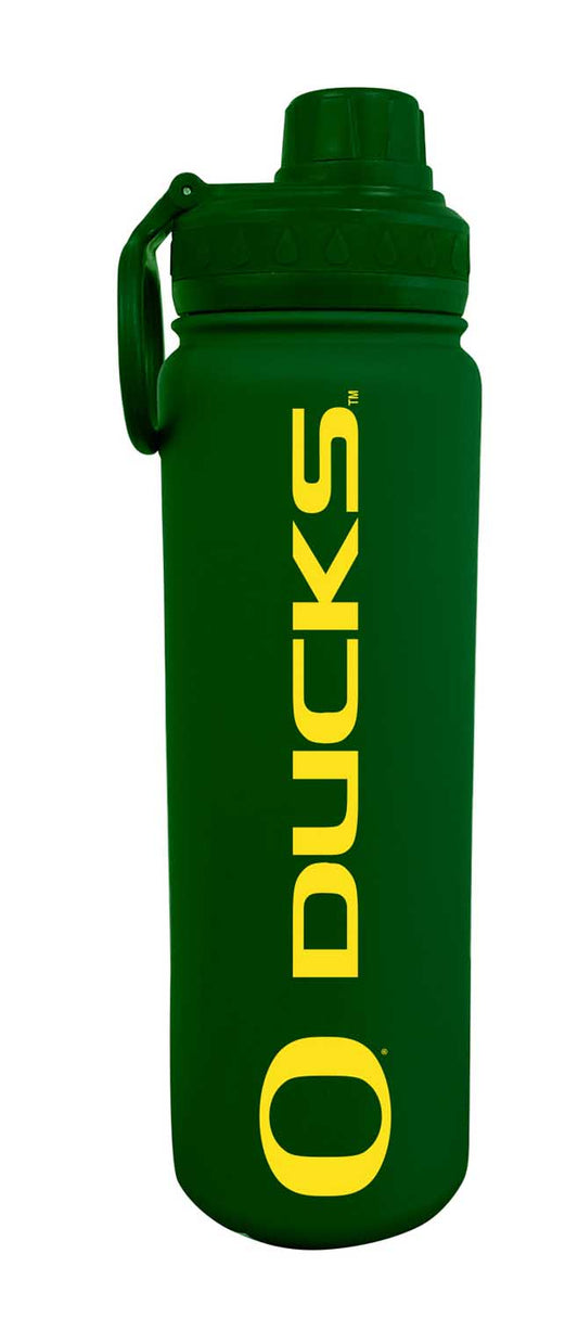 Oregon Ducks Stainless Steel Water Bottle 24 oz Insulated - Green