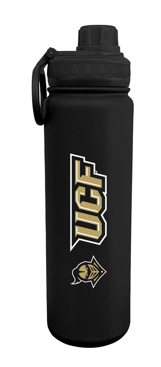 Central Florida Knights UCF Knights Stainless Steel Water Bottle 24 oz Insulated - Black