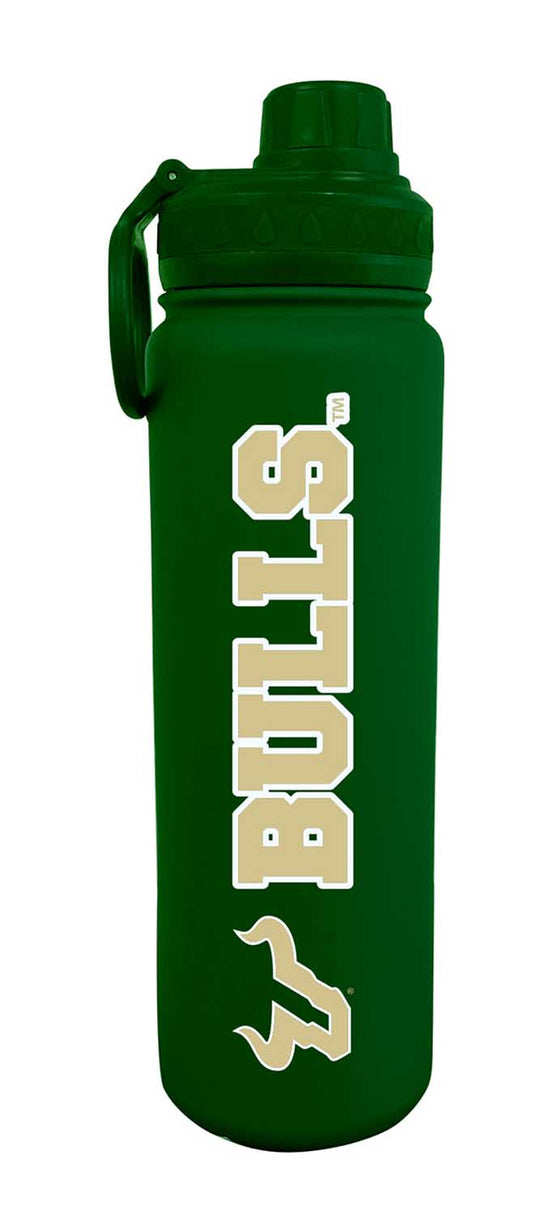 USF Bulls Stainless Steel Water Bottle 24 oz Insulated - Green