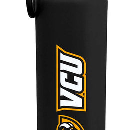 VCU Rams NCAA Stainless Steel Water Bottle - Black