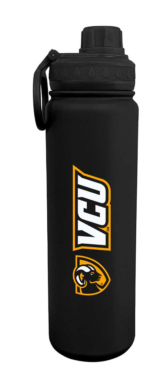VCU Rams NCAA Stainless Steel Water Bottle - Black