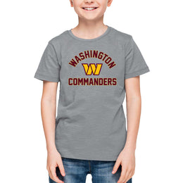 Washington Commanders NFL Youth Gameday Football T-Shirt - Sport Gray