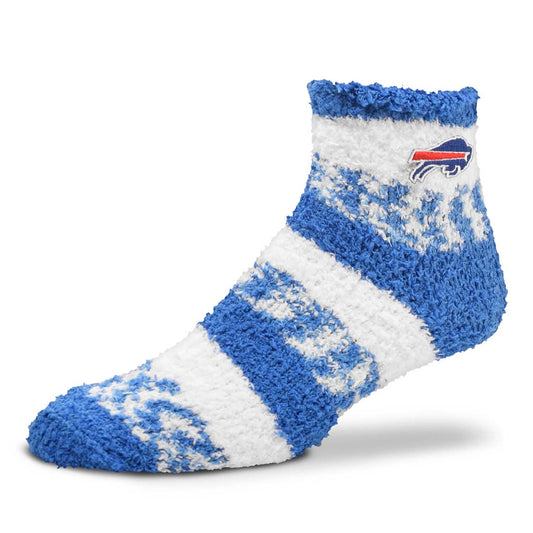 Buffalo Bills NFL Fuzzy Slipper Socks Women - Royal