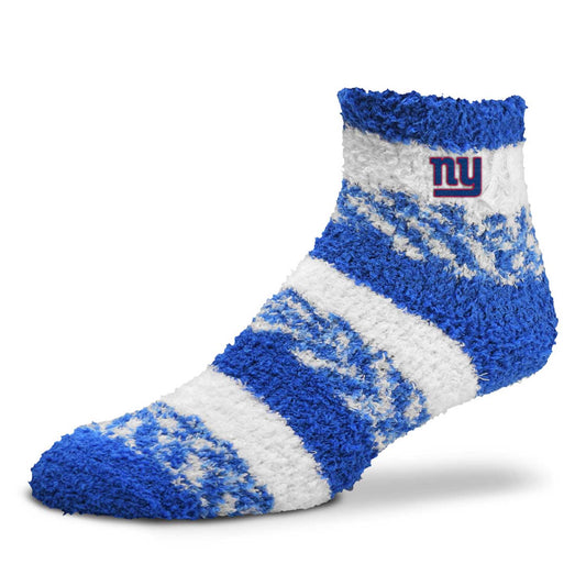 New York Giants NFL Fuzzy Slipper Socks Women - Royal
