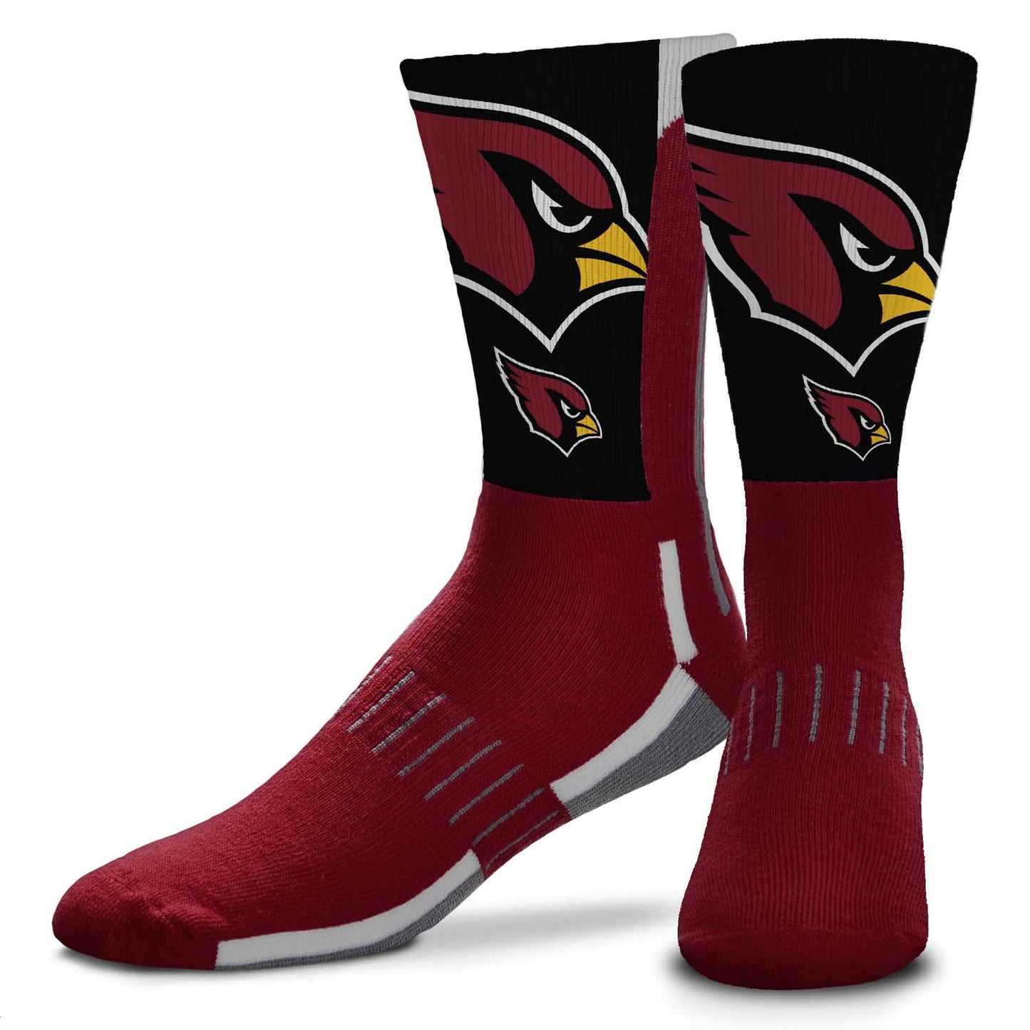 Arizona Cardinals NFL Adult Curve Socks - Maroon