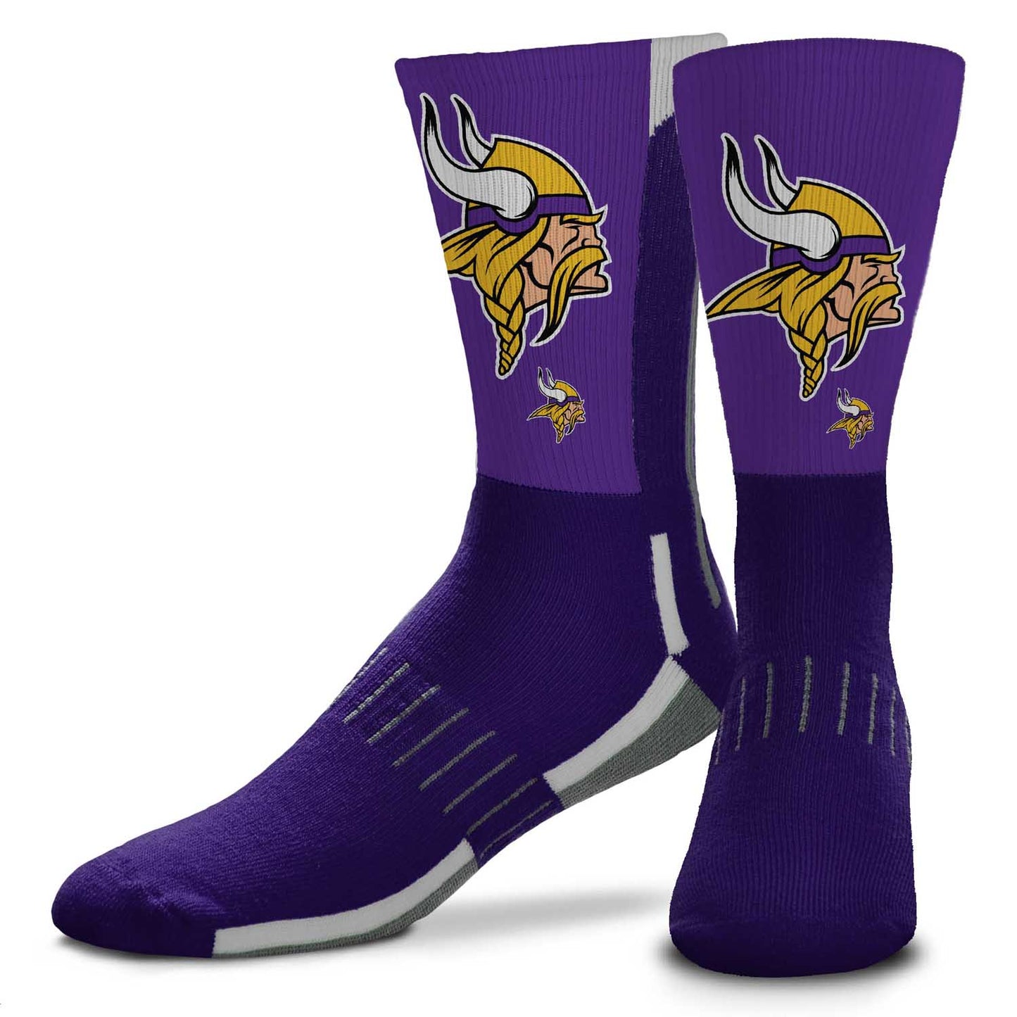 Minnesota Vikings NFL Youth V Curve Socks - Team Color