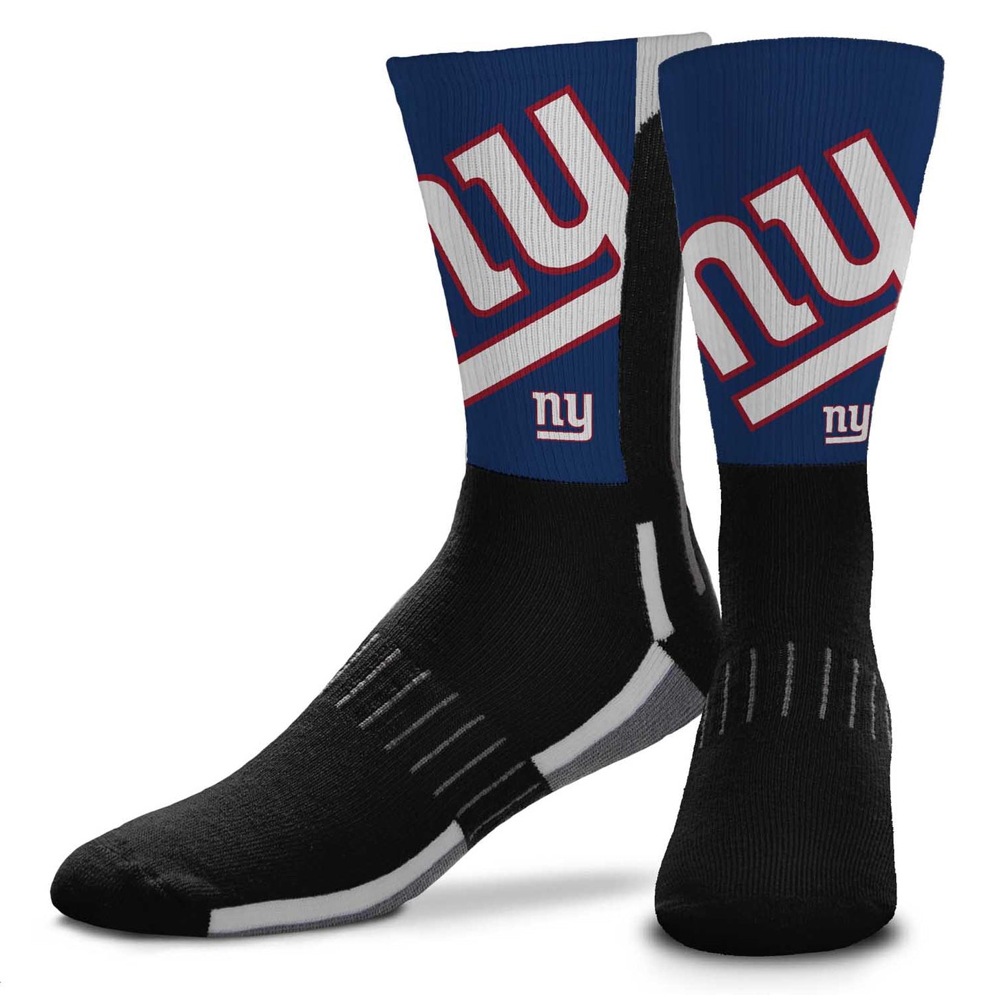 New York Giants NFL Youth V Curve Socks - Black