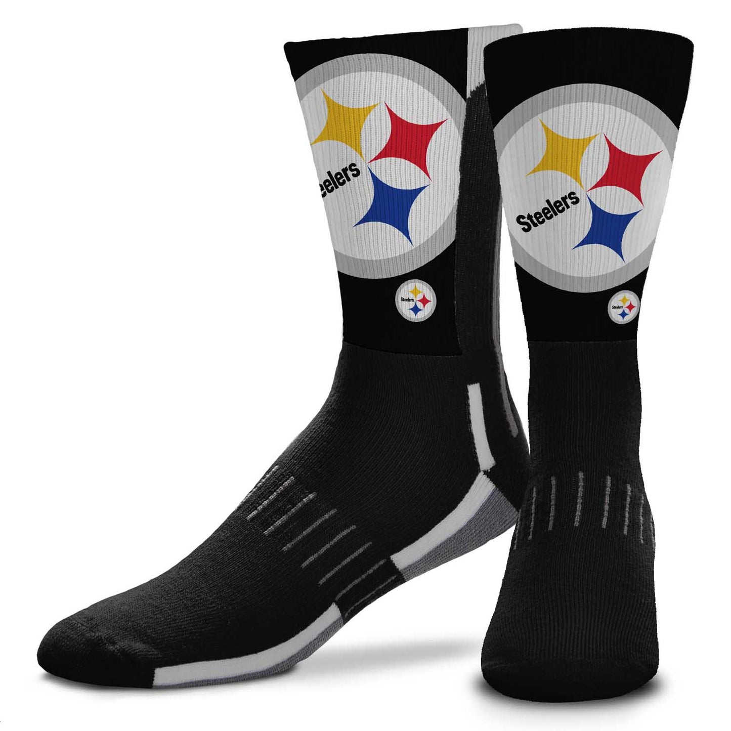 Pittsburgh Steelers NFL V Curve  Socks - Team Color
