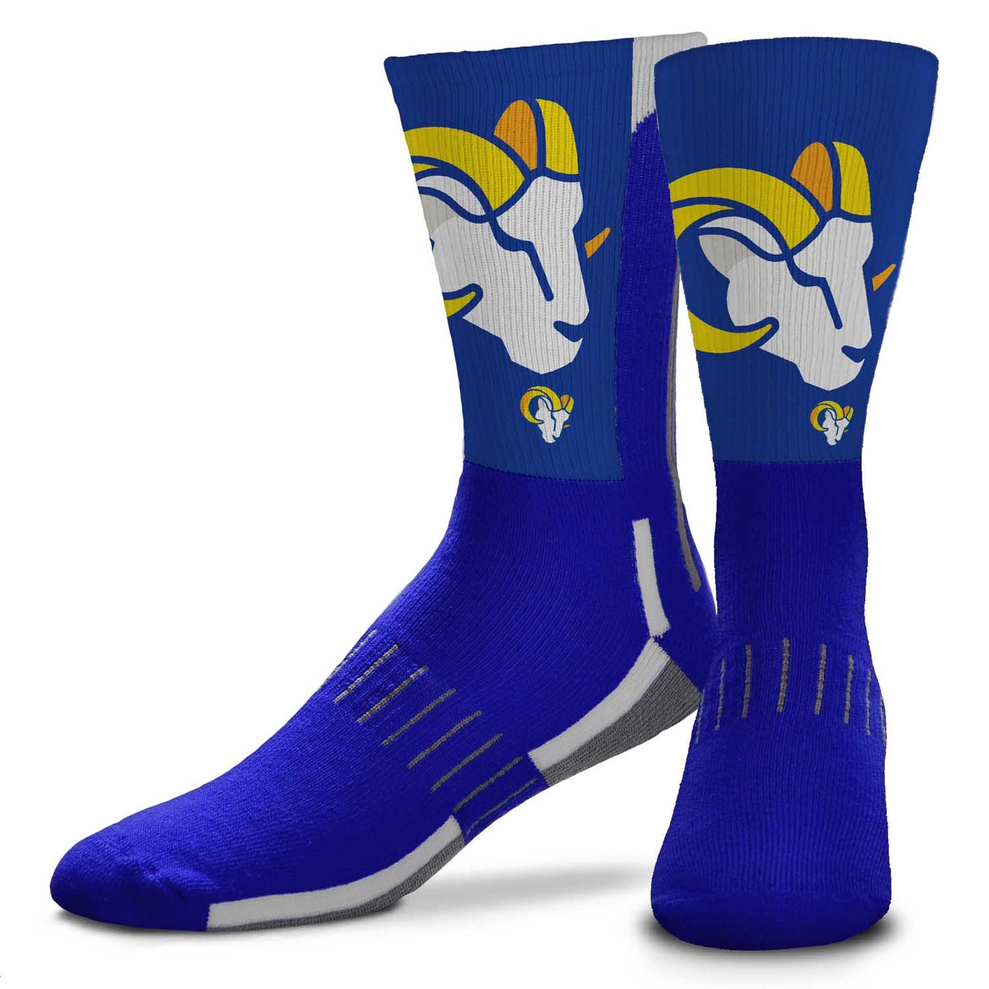 Los Angeles Rams NFL Adult Curve Socks - Royal