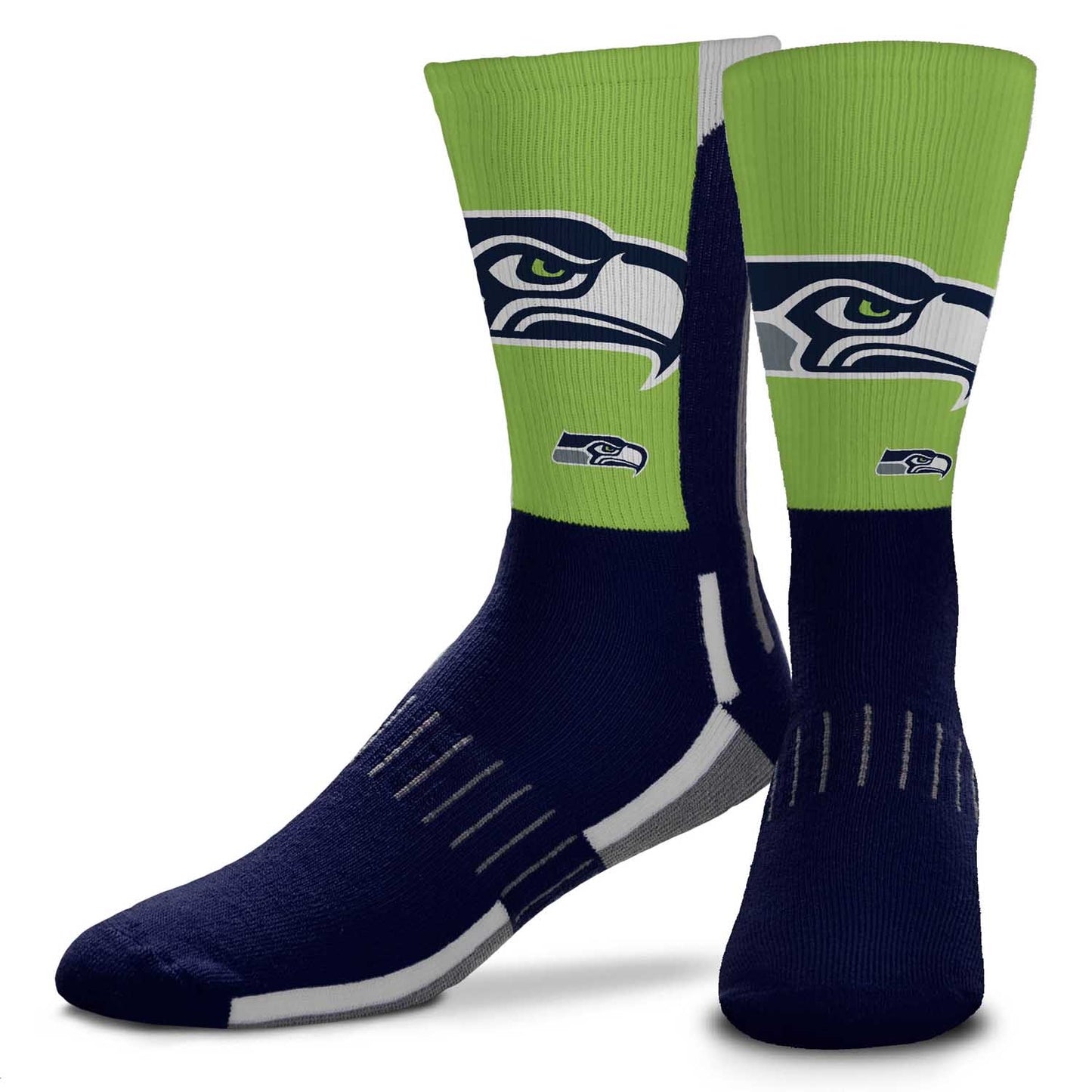 Seattle Seahawks NFL Adult Curve Socks - Navy