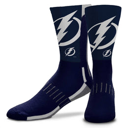 Tampa Bay Lightning Youth NHL Zoom Curve Team Crew Socks - Navy