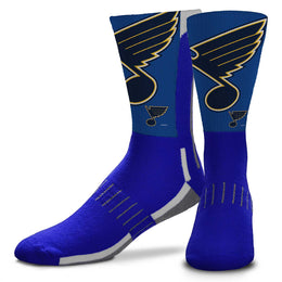St. Louis Blues Youth NHL Zoom Curve Team Crew Socks - Royal