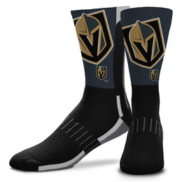 Las Vegas Golden Knights Youth NHL Zoom Curve Team Crew Socks - Black