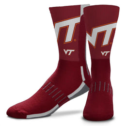 Virginia Tech Hokies NCAA Adult State and University Crew Socks - Garnet