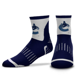 Vancouver Canucks NHL Adult Surge Team Mascot Mens and Womens Quarter Socks - Navy