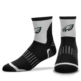 Philadelphia Eagles NFL Performance Quarter Length Socks - Black