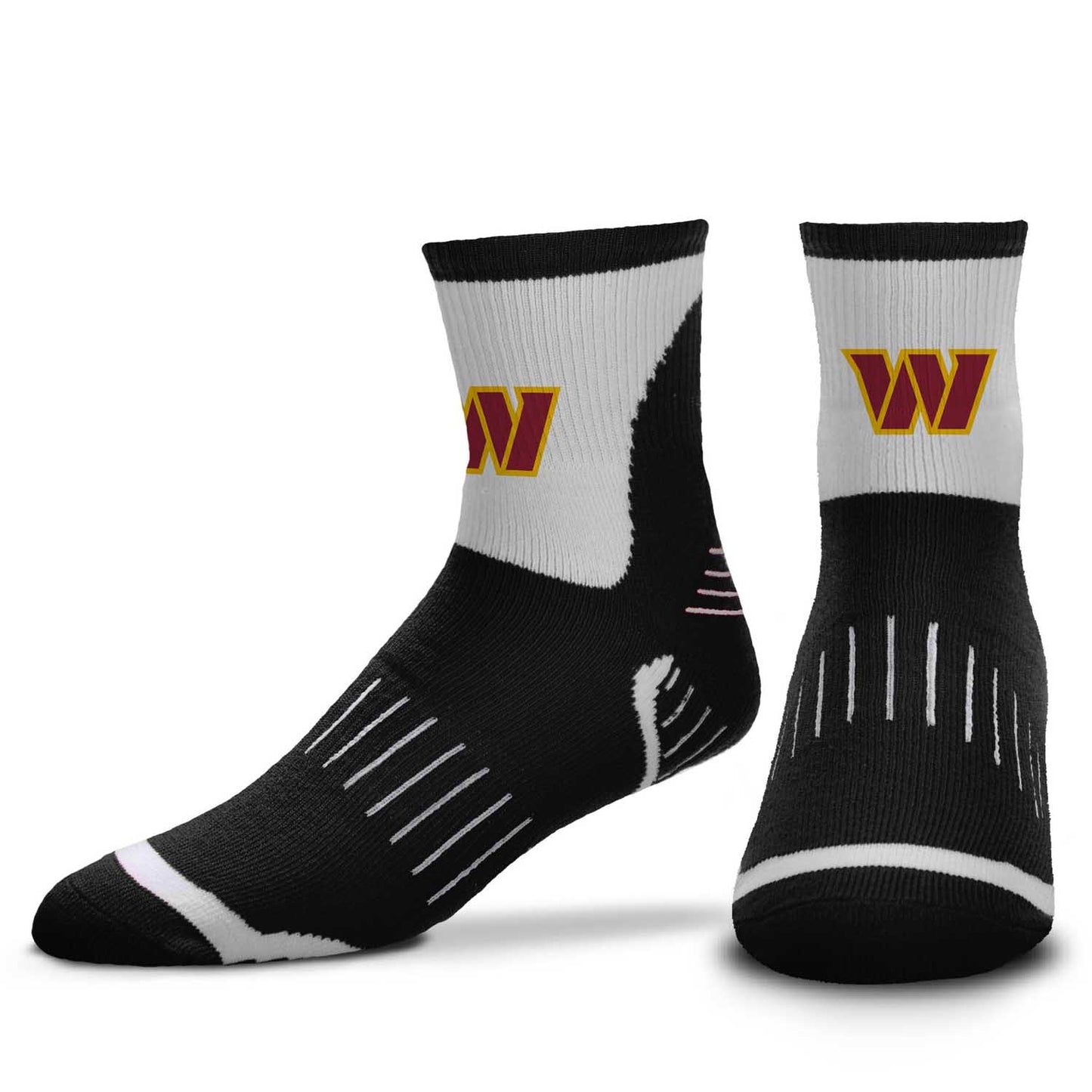 Washington Commanders NFL Performance Quarter Length Socks - Black
