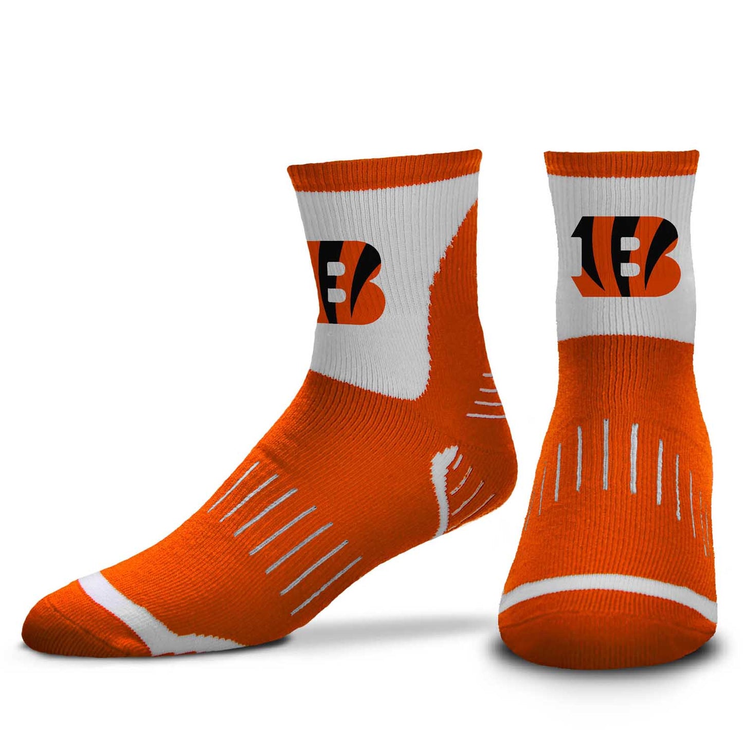 Cincinnati Bengals NFL Youth Performance Quarter Length Socks - Orange