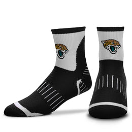 Jacksonville Jaguars NFL Youth Performance Quarter Length Socks - Black