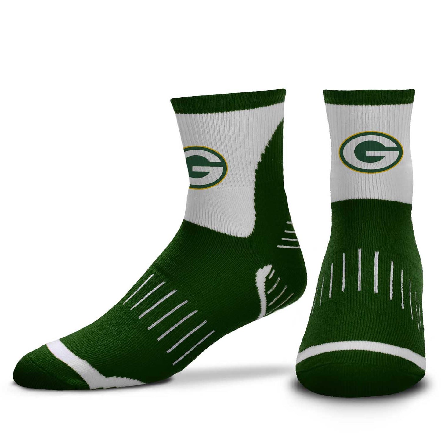 Green Bay Packers NFL Youth Performance Quarter Length Socks - Green