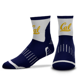 Cal Golden Bears Adult NCAA Surge Quarter Length Crew Socks - Navy