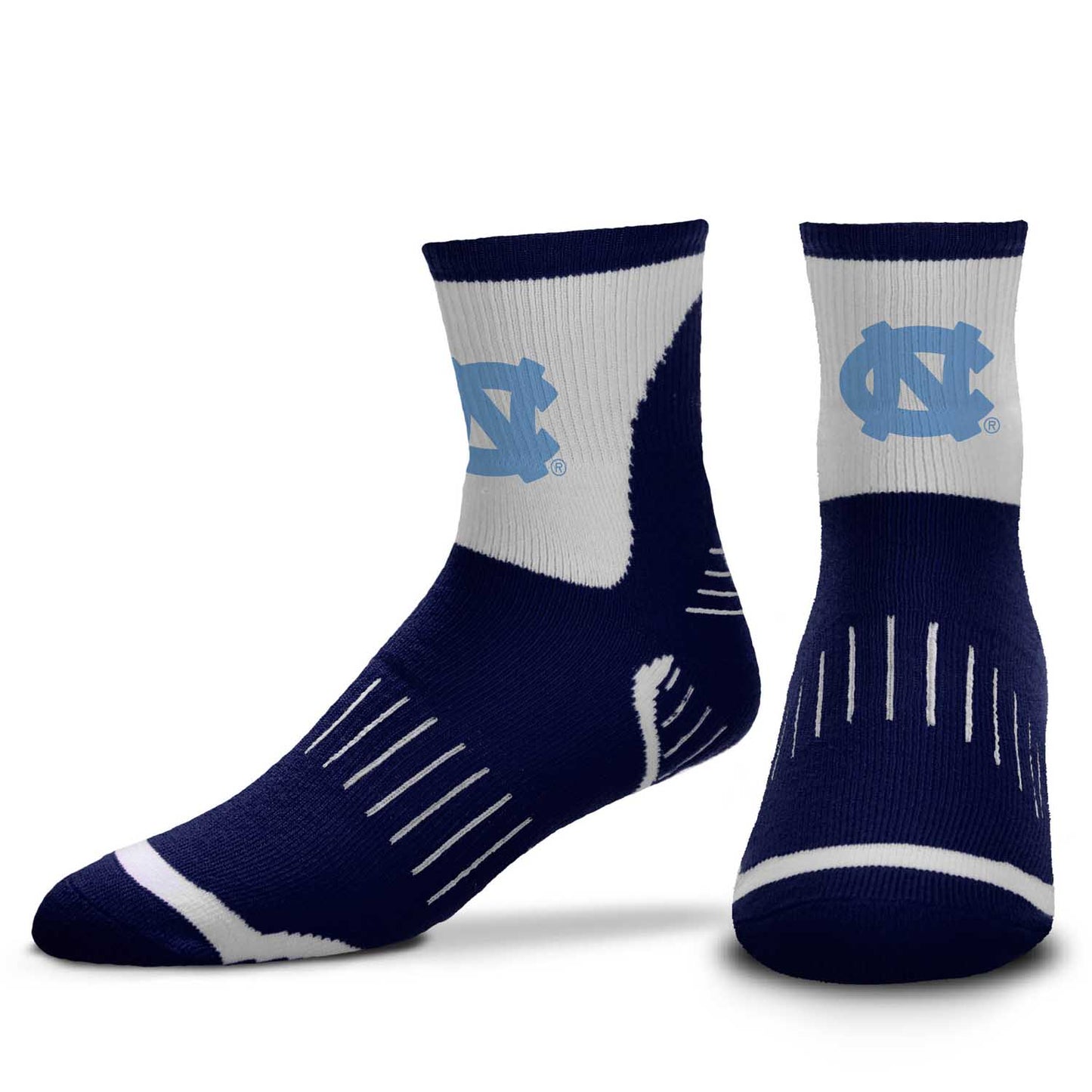 North Carolina Tar Heels NCAA Youth Surge Team Mascot Quarter Socks - Navy