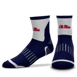 Ole Miss Rebels NCAA Youth Surge Team Mascot Quarter Socks - Navy