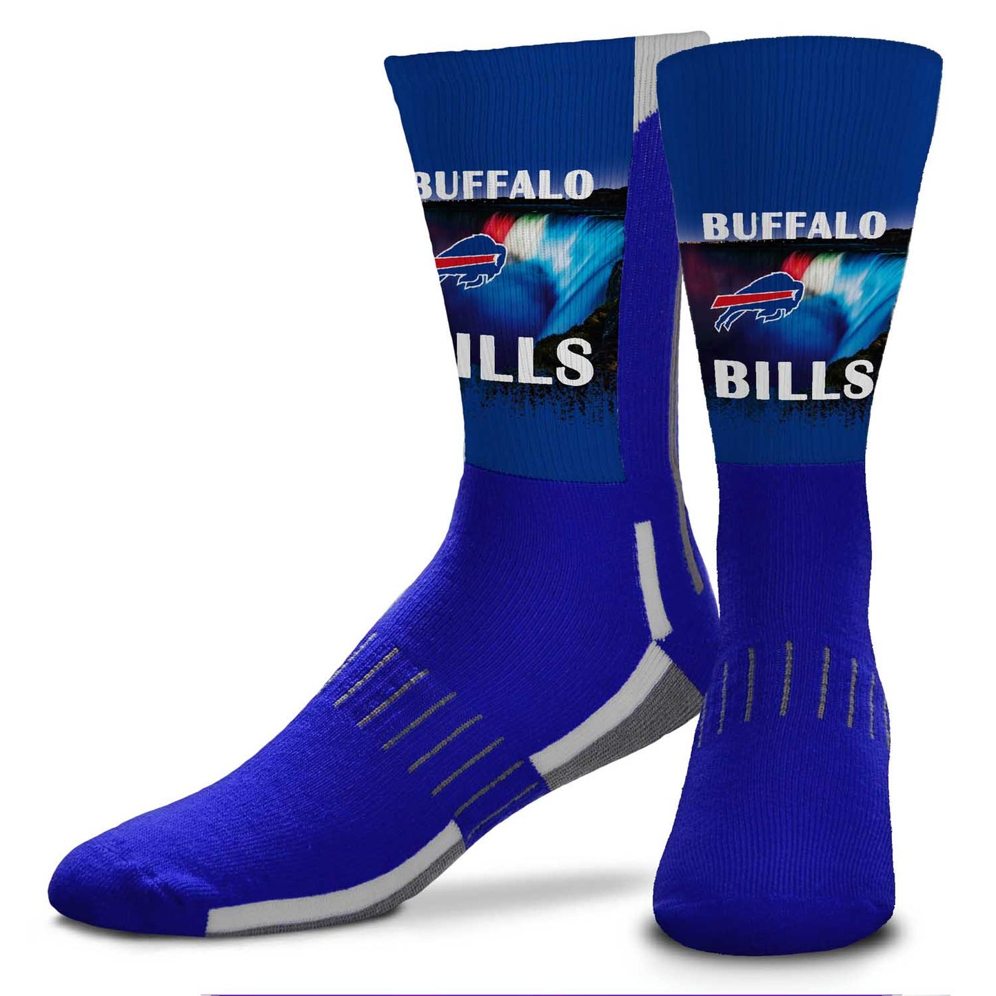 Buffalo Bills NFL Youth Zoom Location Crew Socks - Royal