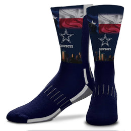 Dallas Cowboys NFL Youth Zoom Location Crew Socks - Navy