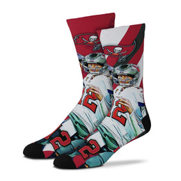 Tampa Bay Buccaneers NFL Youth V Curve Socks - Red