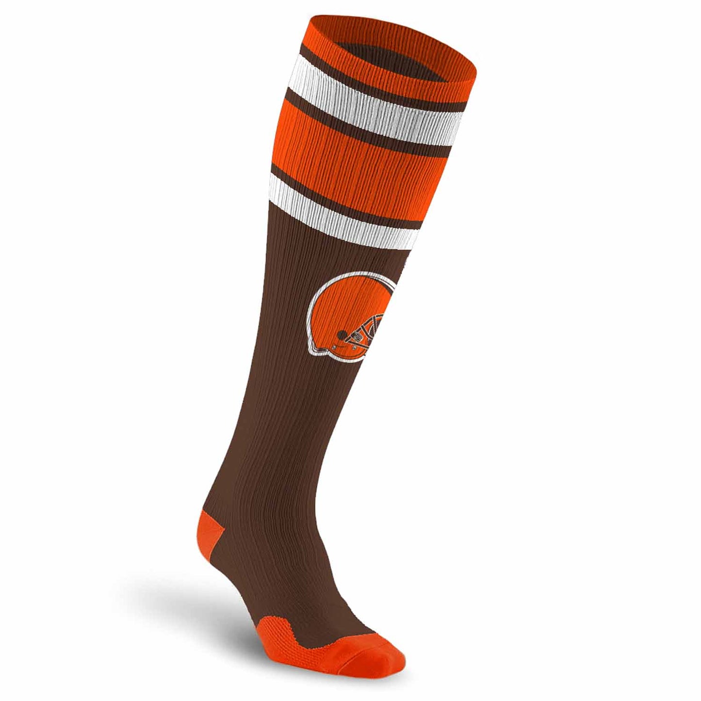 Cleveland Browns NFL Adult Knee High-Performance Socks - Brown