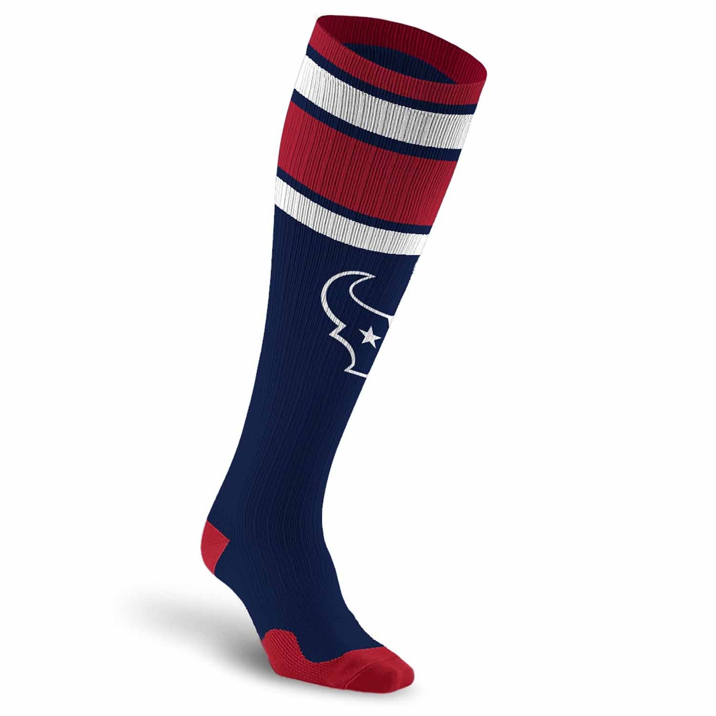 Houston Texans NFL Adult Knee High-Performance Socks - Navy