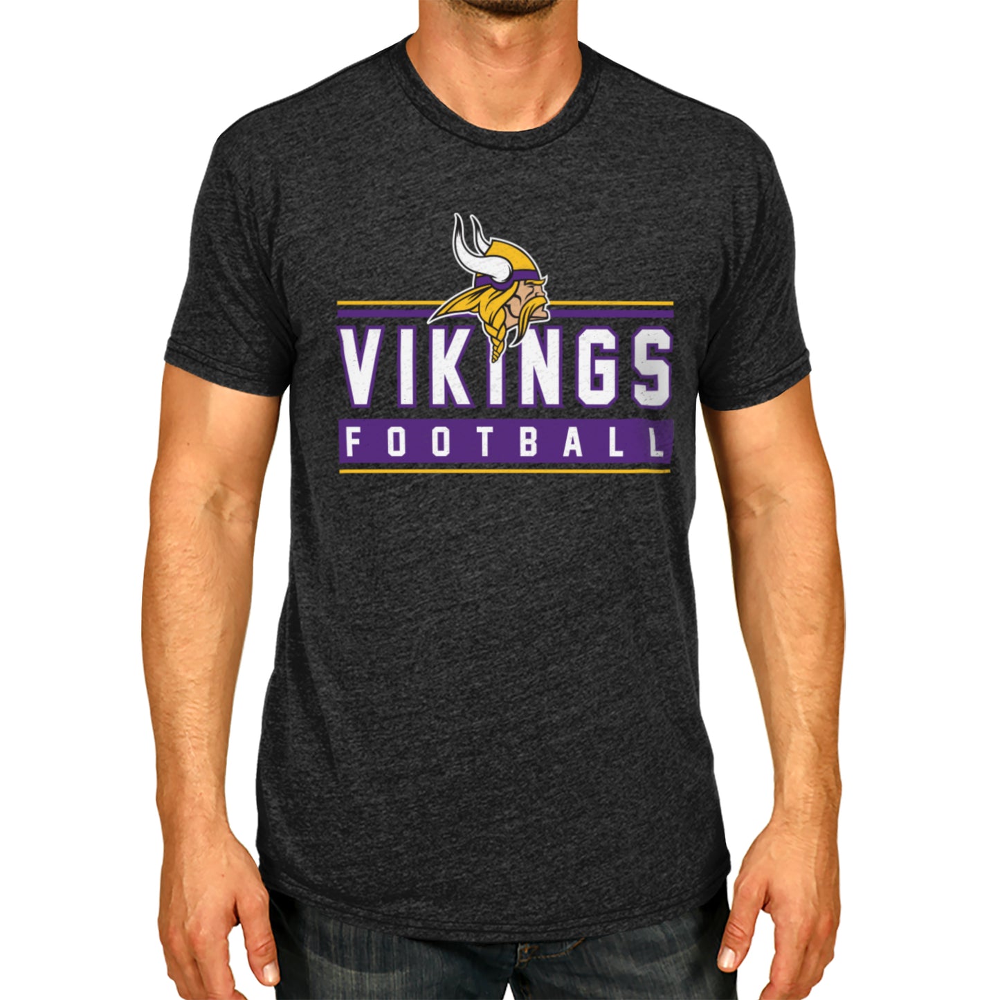 Minnesota Vikings NFL Adult MVP True Fan T-Shirt - Charcoal