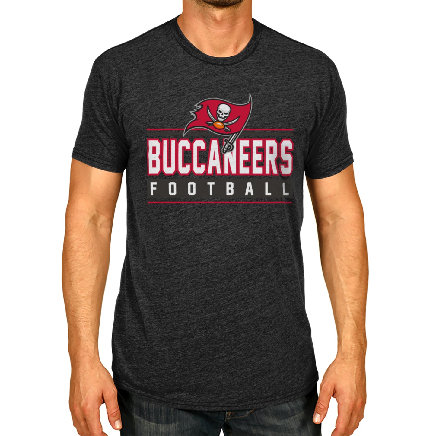 Tampa Bay Buccaneers NFL Adult MVP True Fan T-Shirt - Charcoal