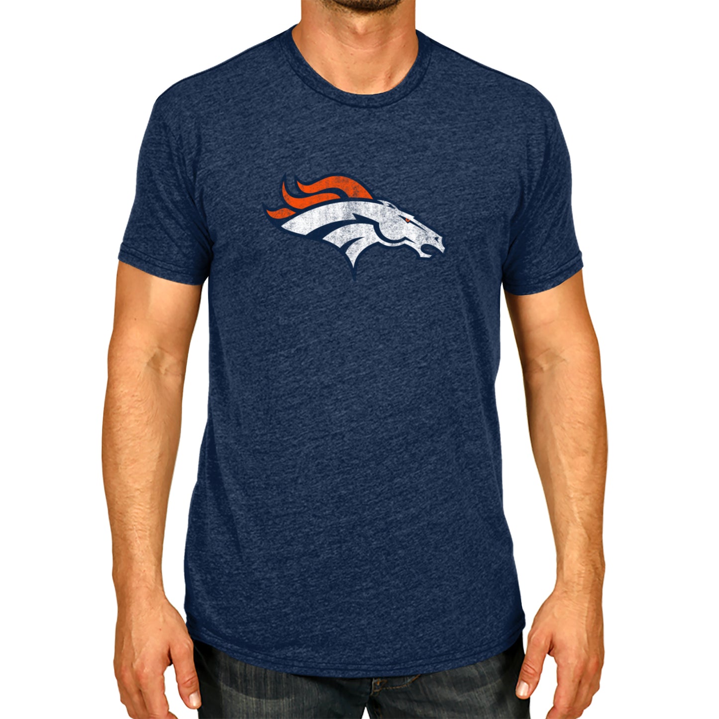Denver Broncos NFL Modern Throwback T-shirt - Navy
