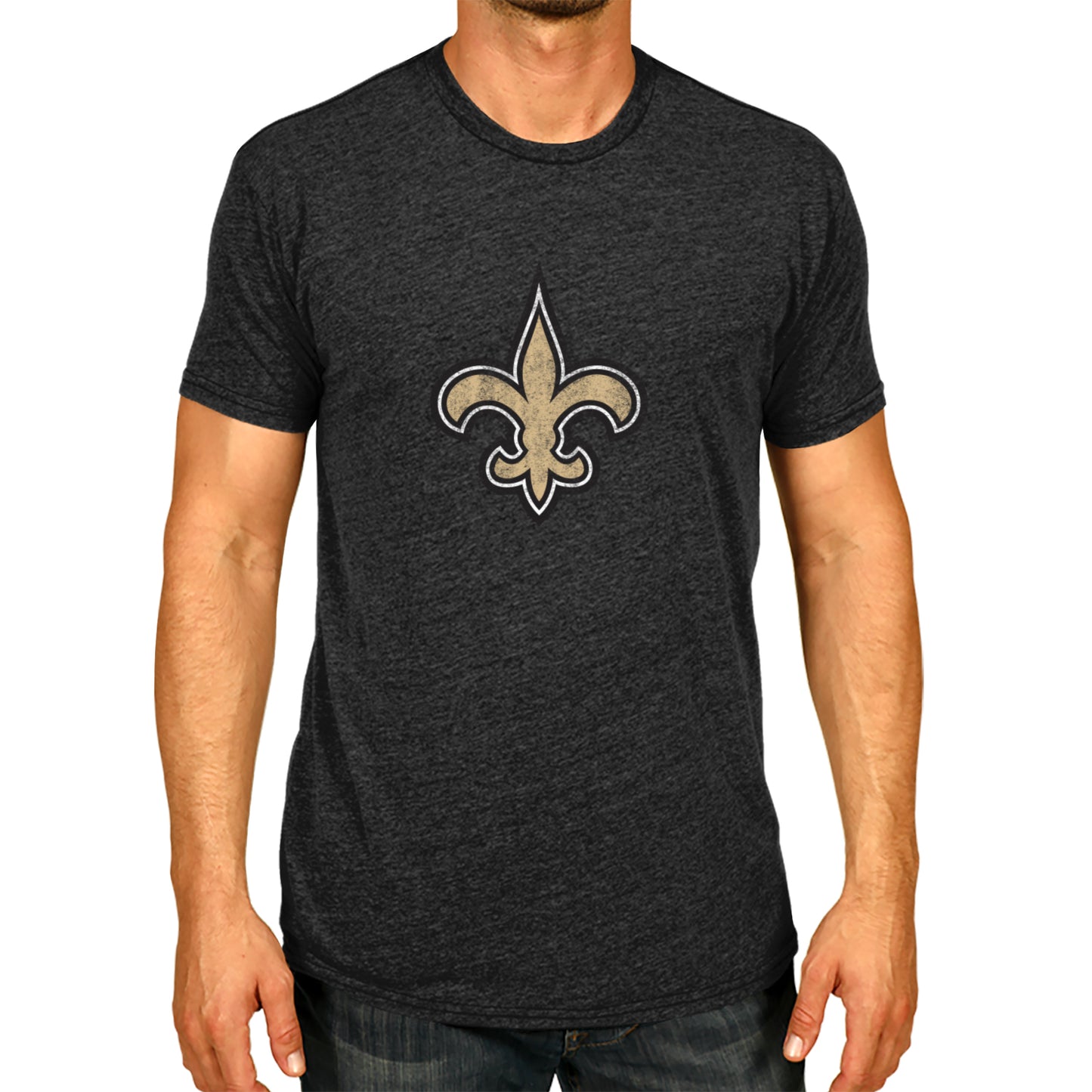 New Orleans Saints NFL Modern Throwback T-shirt - Team Color