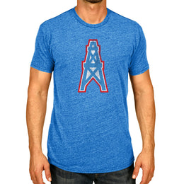 Houston Oilers NFL Modern Throwback T-shirt - Light Blue