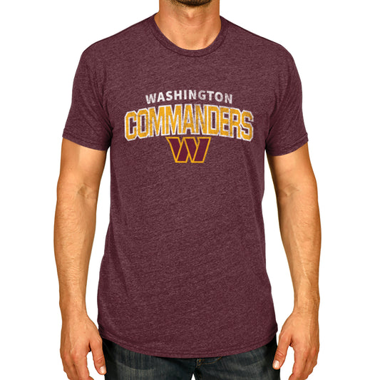 Washington Commanders NFL Starting Fresh Short Sleeve Heather T-Shirt - Maroon