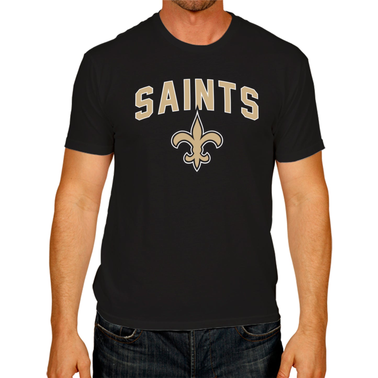 New Orleans Saints NFL Home Team Tee - Black