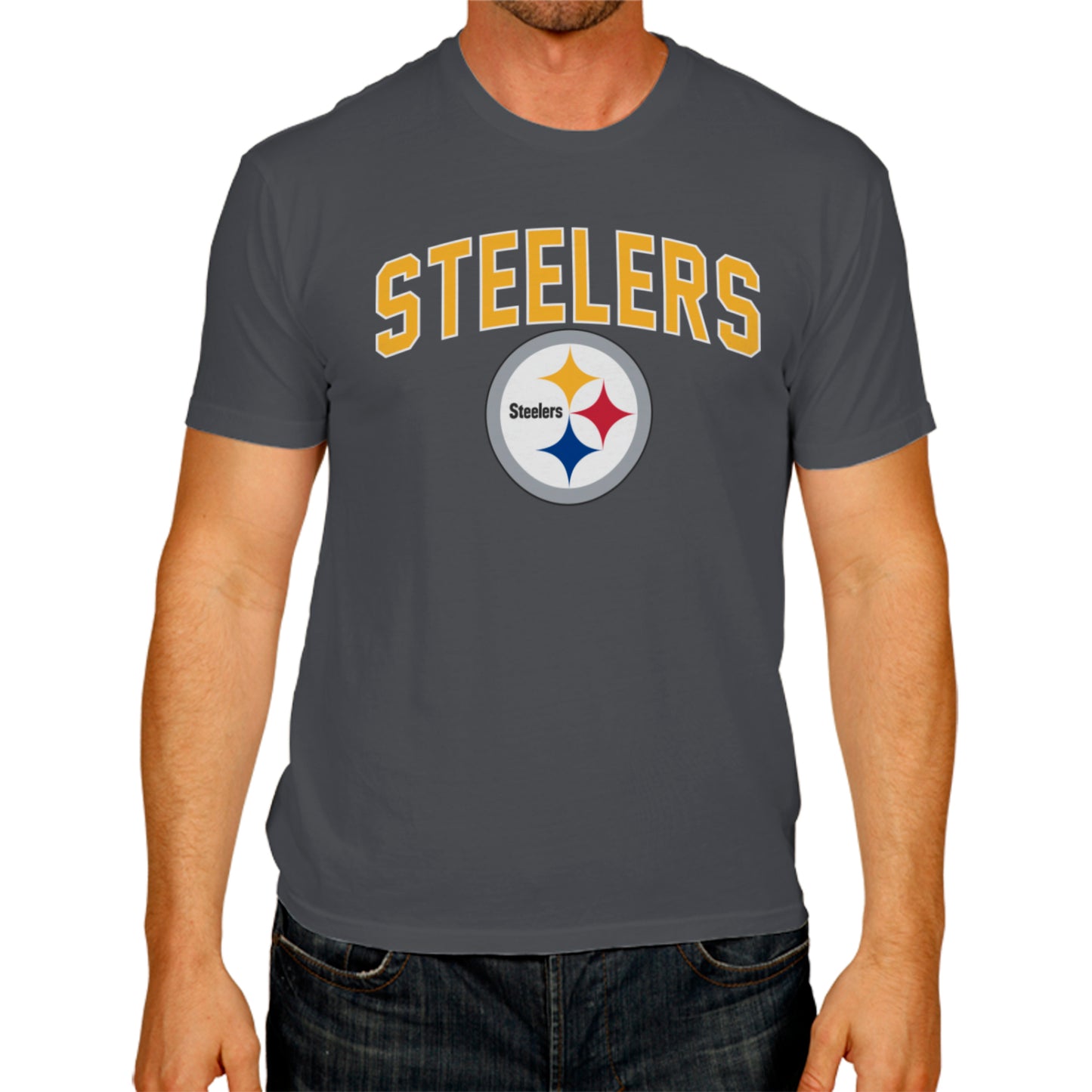 Pittsburgh Steelers NFL Home Team Tee - Gray