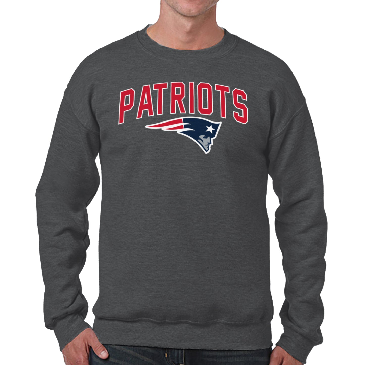 New England Patriots NFL Home Team Crew - Gray
