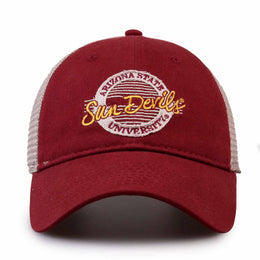 Arizona State Sun Devils The Game NCAA  Patch Meshback Snapback Hat - Maroon