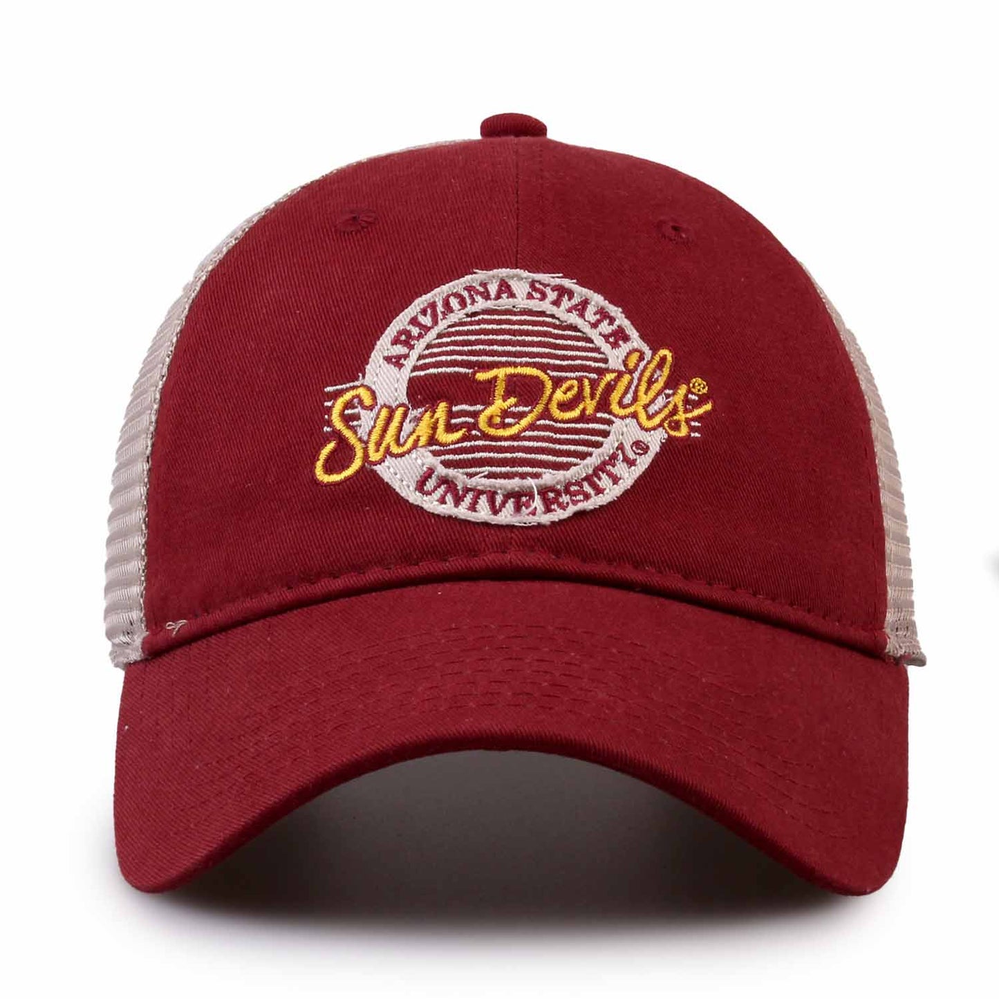 Arizona State Sun Devils The Game NCAA  Patch Meshback Snapback Hat - Maroon